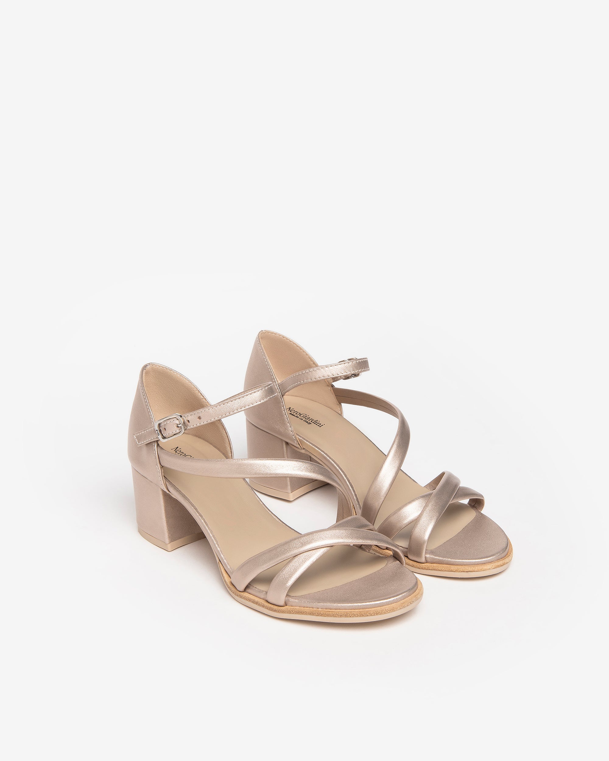 Nero Giardini Sandals Sandales Cuir Femme Minimaliste