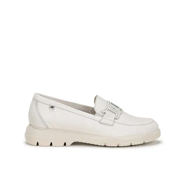 Fluchos Gladis F1688 mocassins blanc femme light