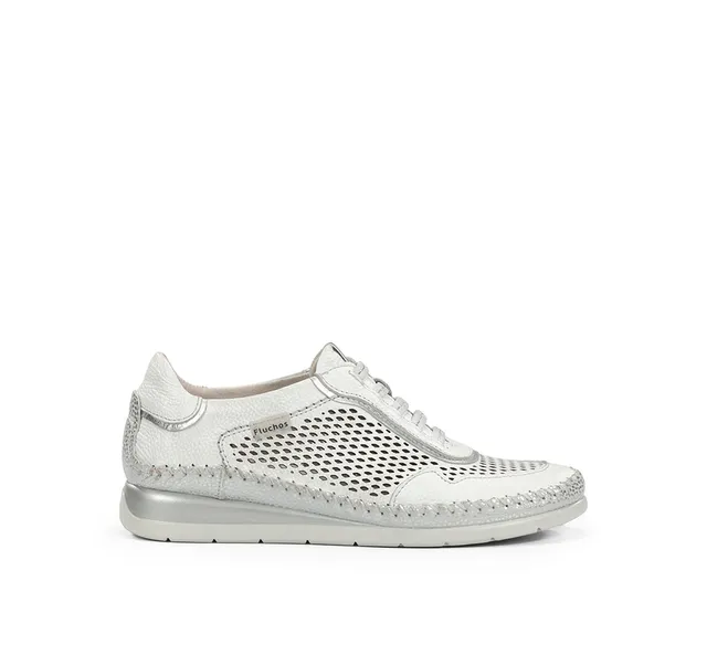 Fluchos Sella F2143 basket blanche femme compensee