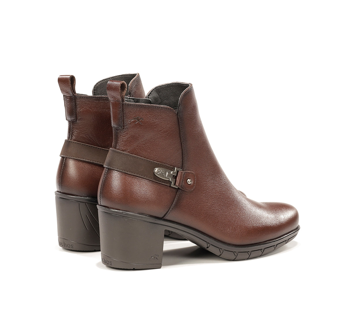 Fluchos Nydia F1798 bottines femme marron élégantes