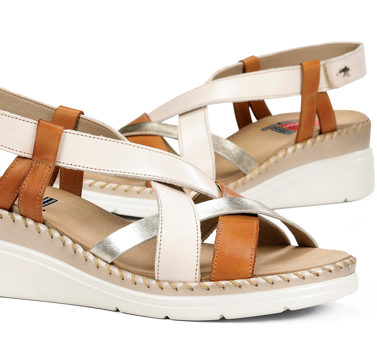 Fluchos Leza F2135 sandales femme taupe cuir