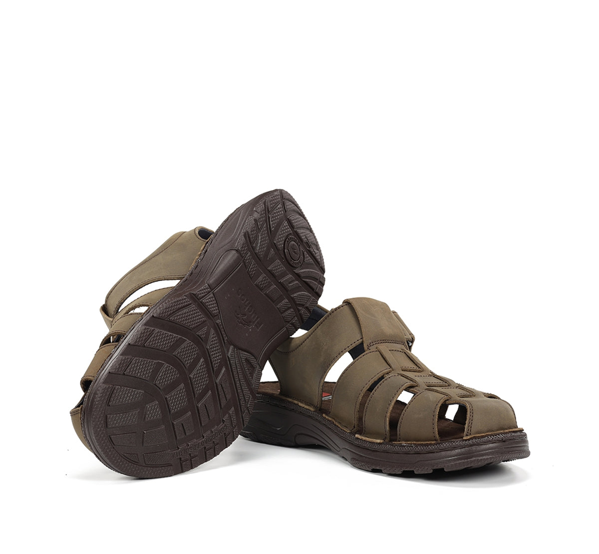 Fluchos Azores F2198 Sandales Homme Vert Velcro