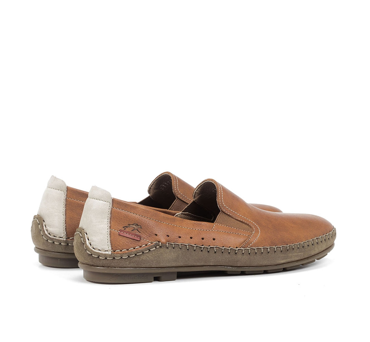Fluchos Dorian F1174 mocassins marron homme slip on