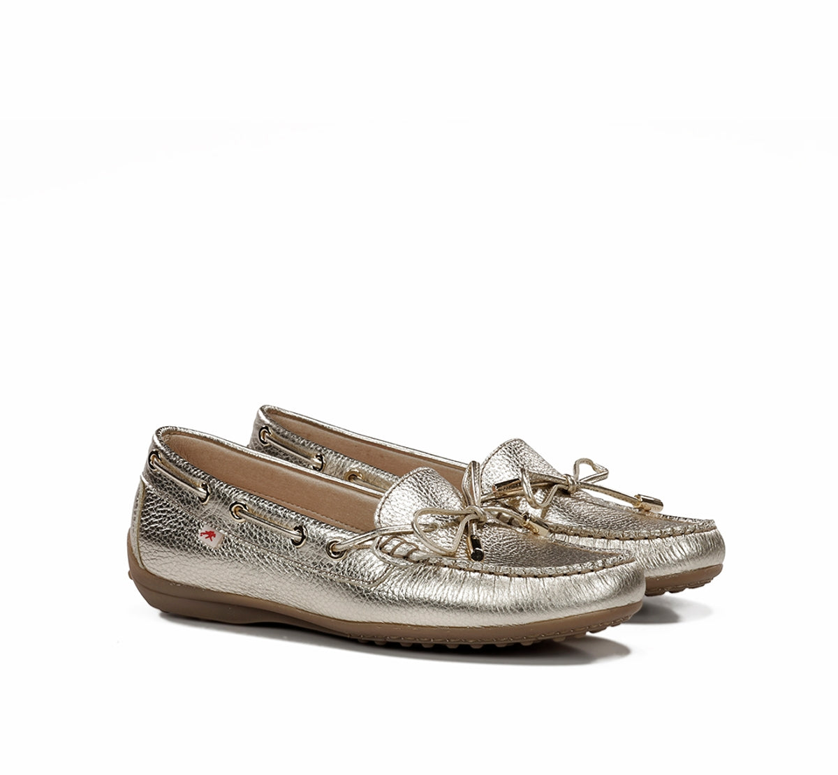 Fluchos Bruni F2158 mocassin femme doré cuir