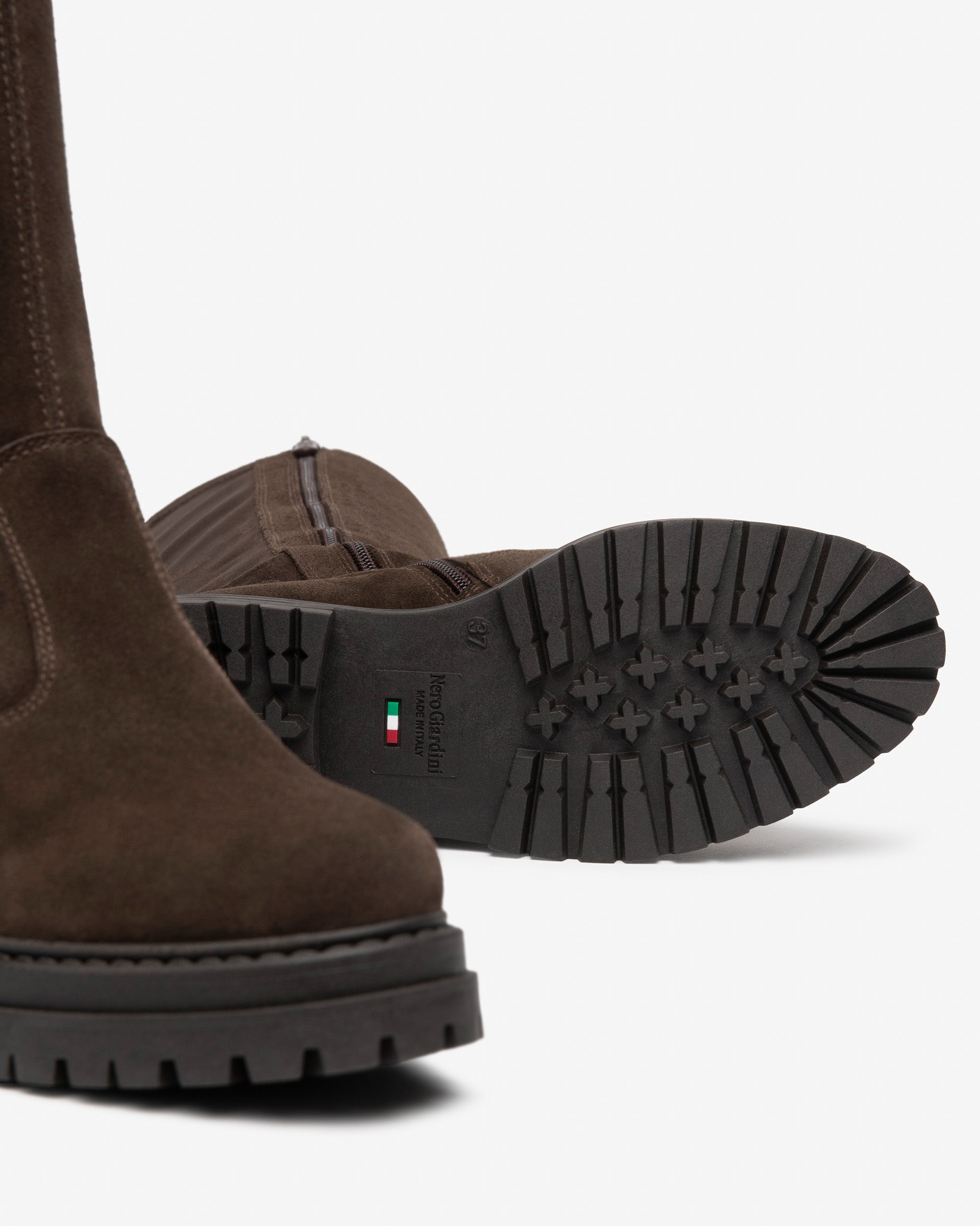 Nero Giardini Boots bottines daim talon 40 femme