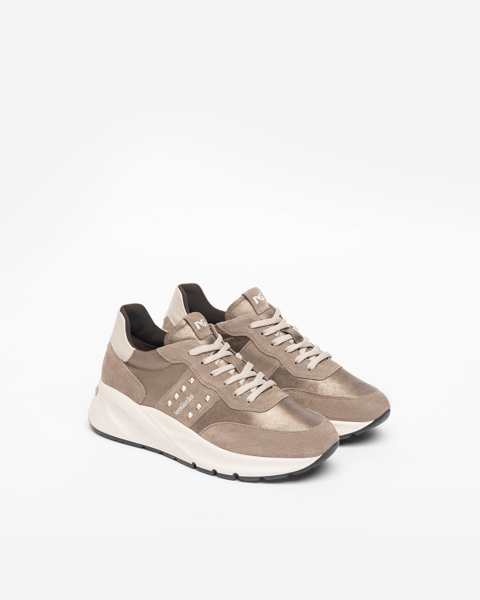 Nero Giardini Sneakers baskets cuir daim femme DryGo hiver