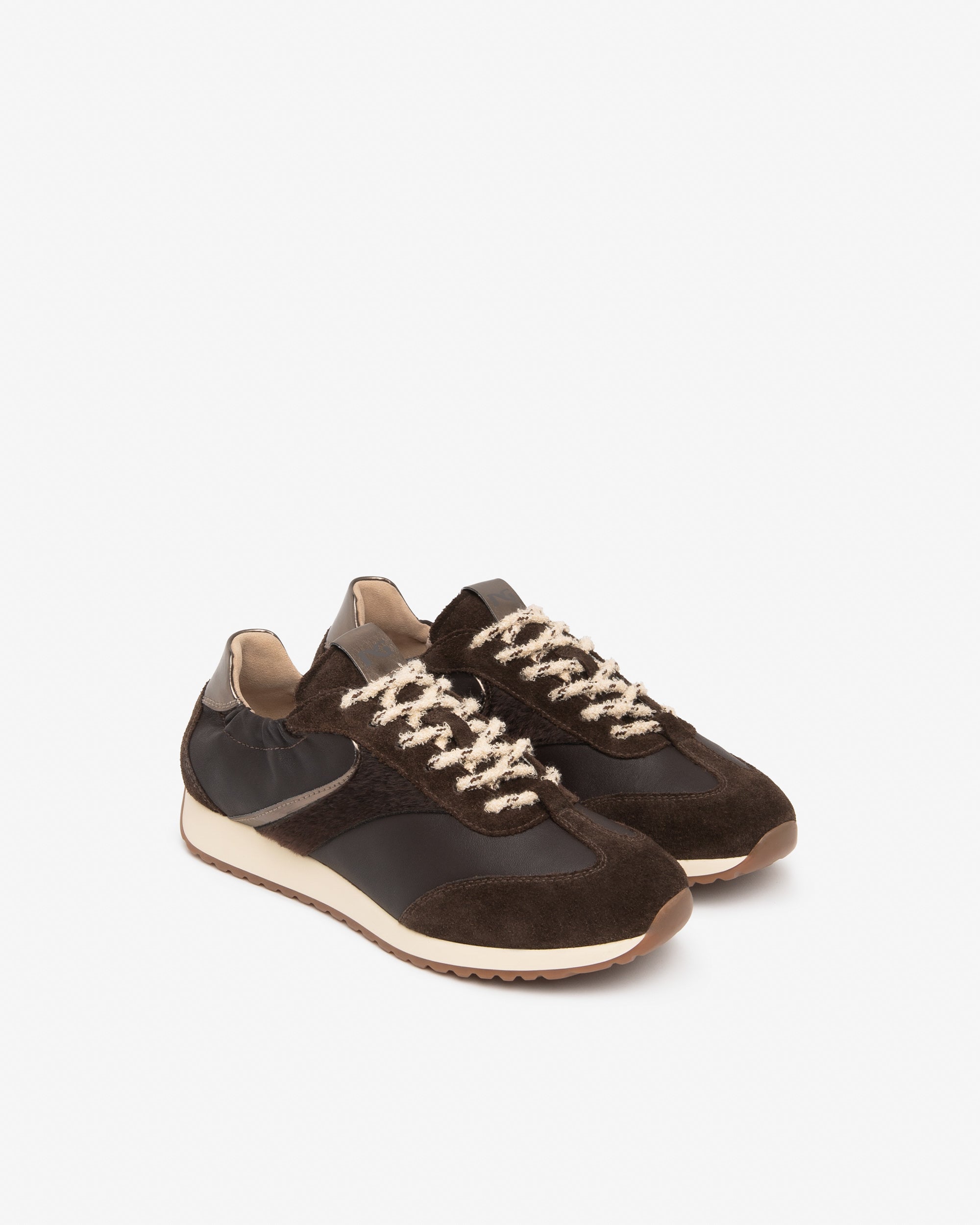Nero Giardini Sneakers baskets daim cuir tissu femme