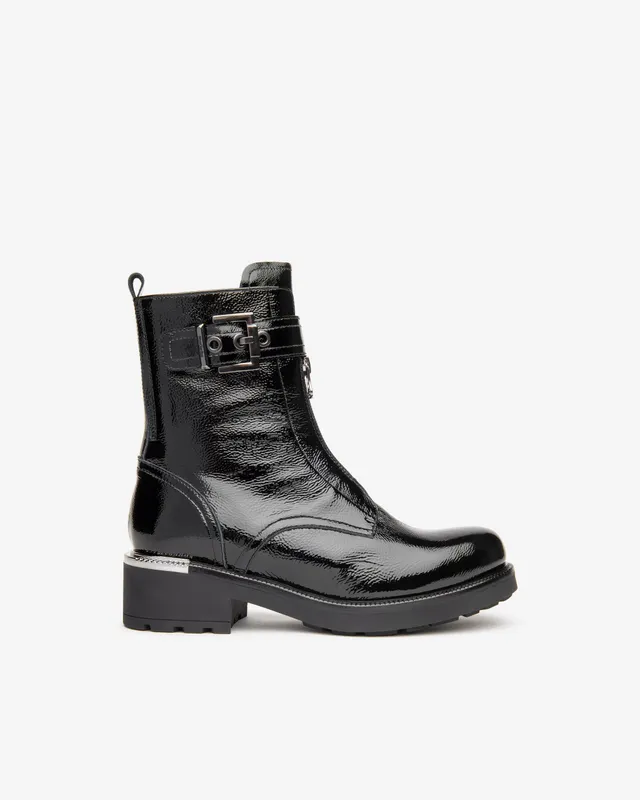 Nero Giardini Bottines Femme Vernies Boucle Zip Talon 4 cm 38