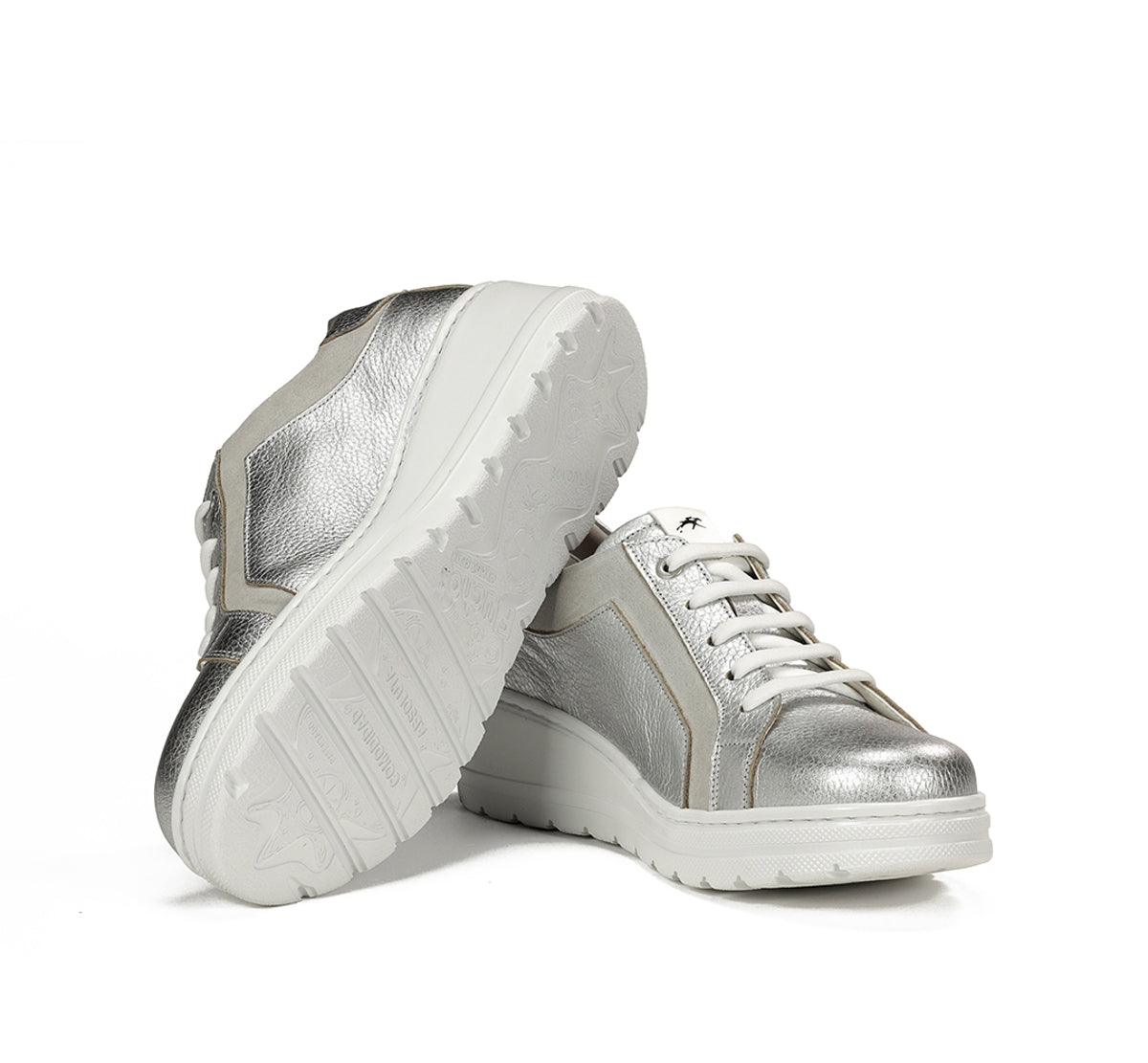 Fluchos Aqua F1997 basket compensée argent femme