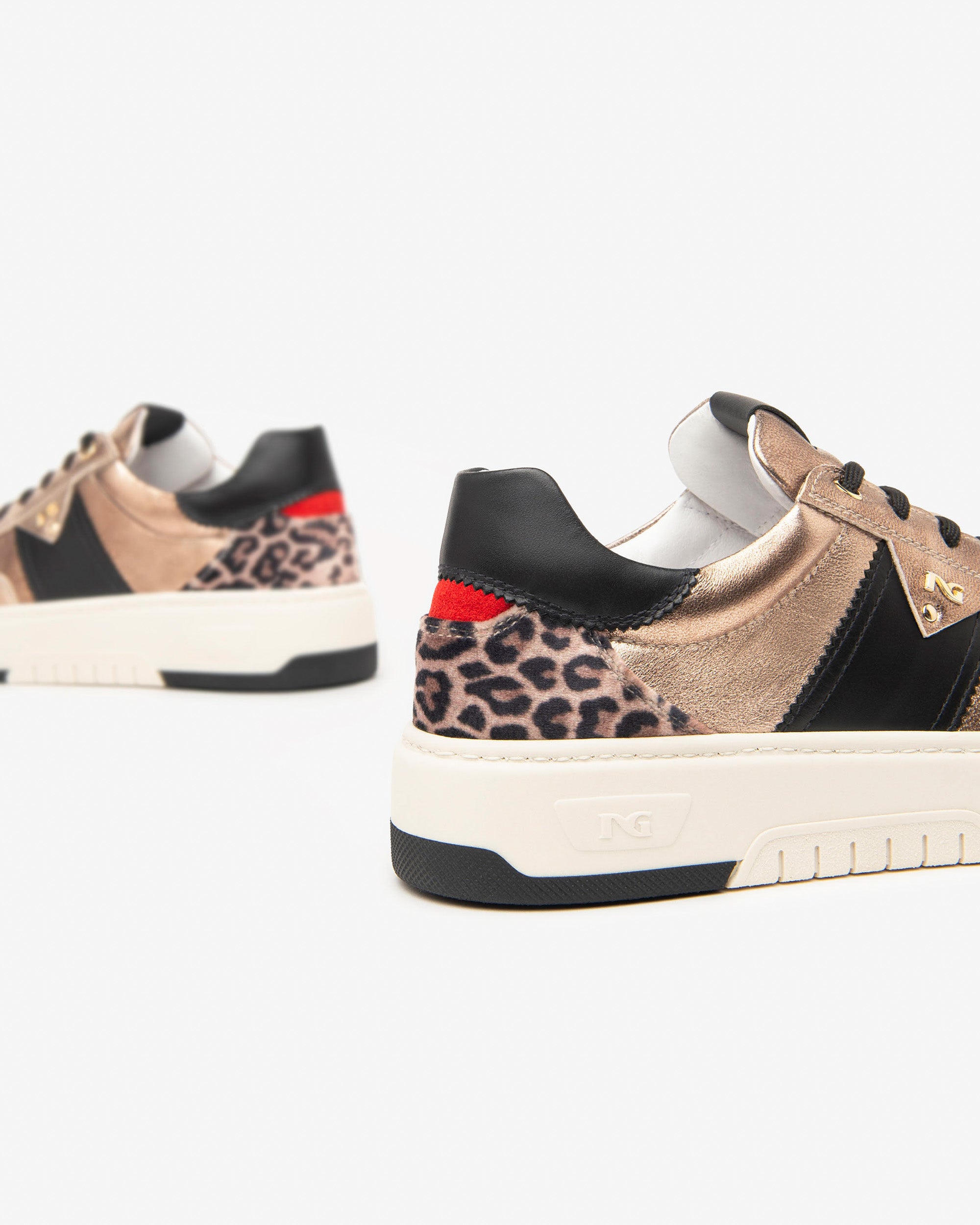 Nero Giardini Sneakers baskets cuir suède femme Memory
