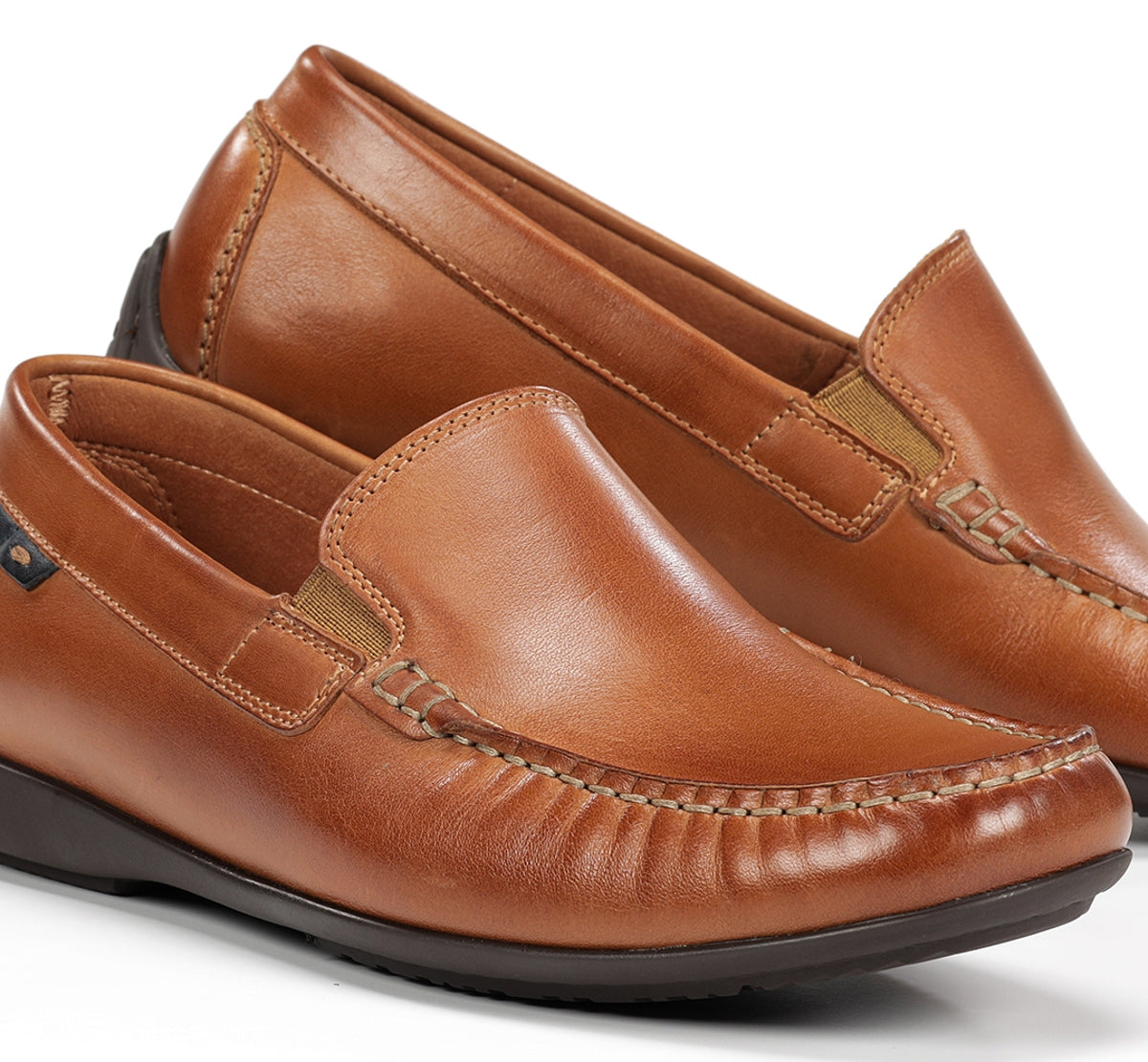 Fluchos Samoa F2208 mocassin marron homme souple