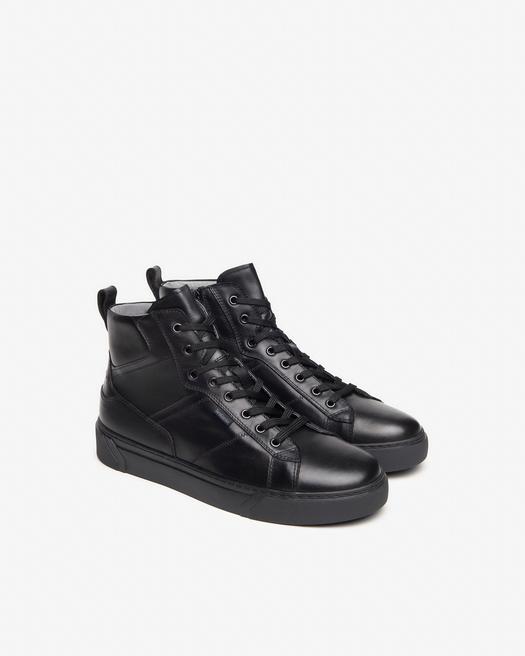 Nero Giardini Sneakers Baskets Montantes Cuir Homme 43