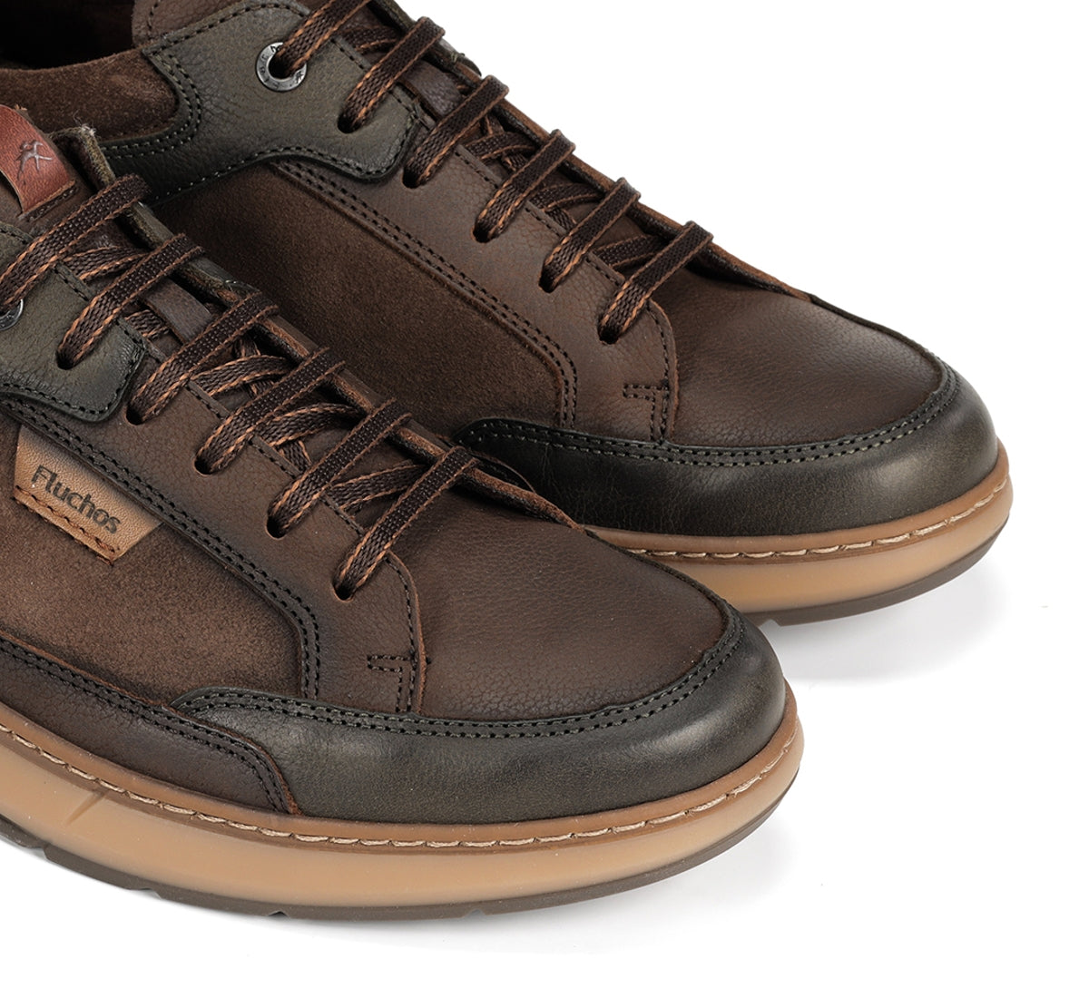 Fluchos Jeff F2279 baskets marron cuir homme
