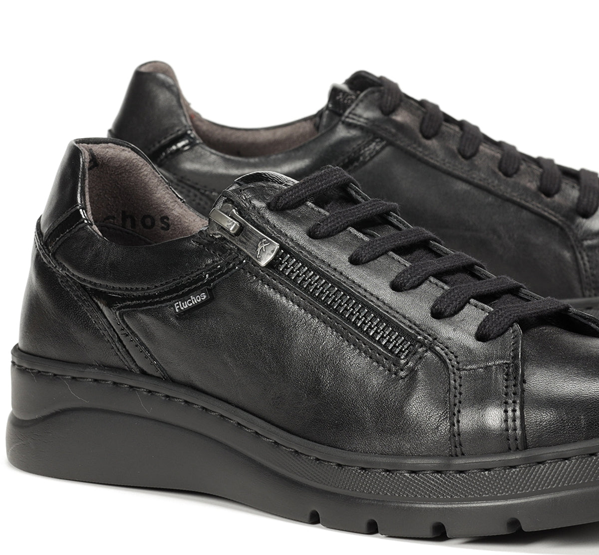Fluchos Pompas F1666 basket noir femme legere