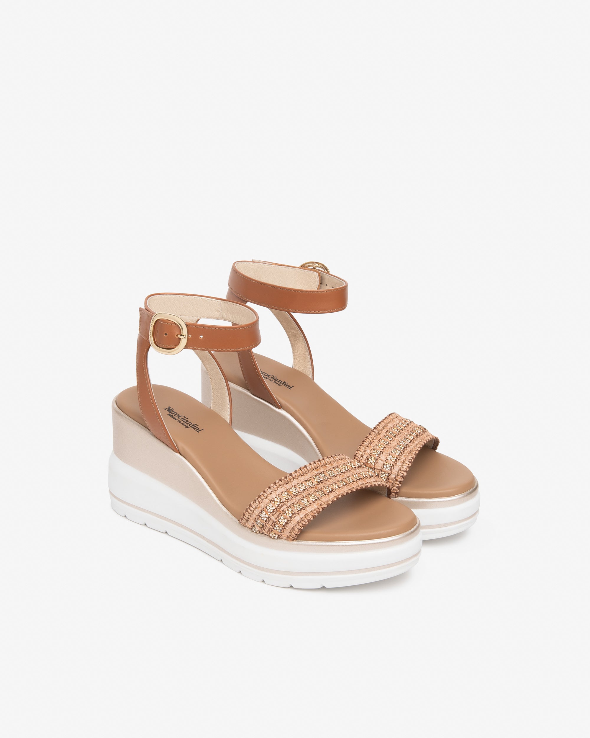 Nero Giardini Slippers sandales cuir femme été