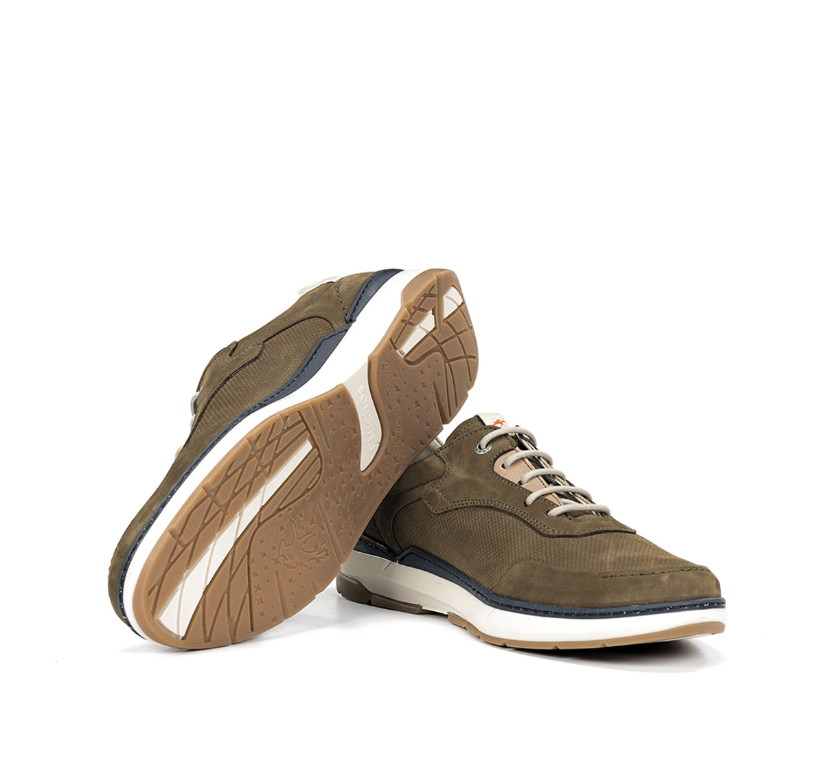 Fluchos Jeff F2210 chaussures homme vertes lacets