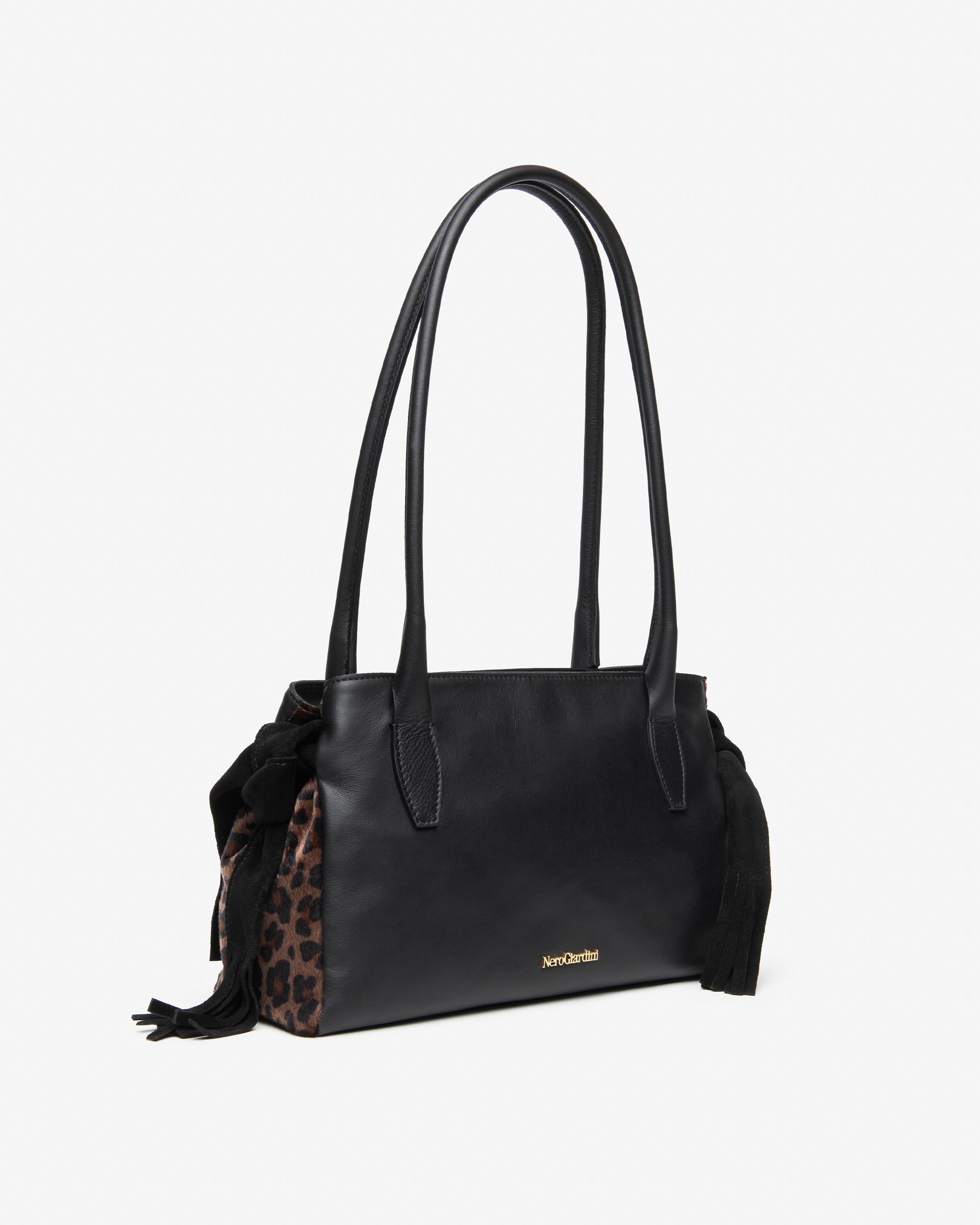 Nero Giardini Bags sac bowling cuir femme zippé