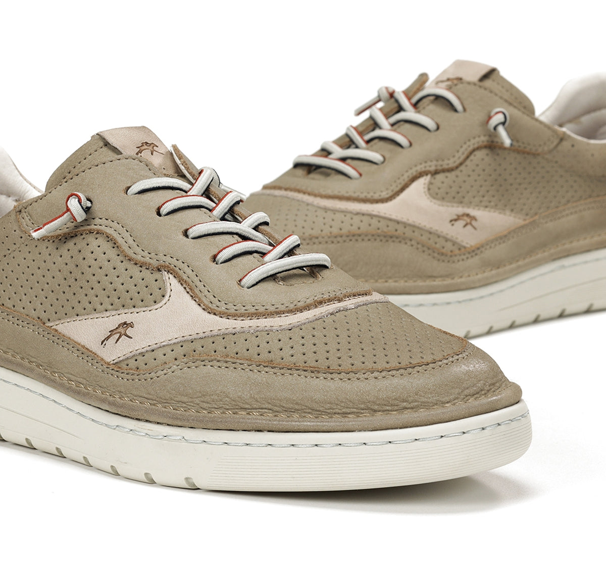 Fluchos Leo F1943 basket verte homme cuir