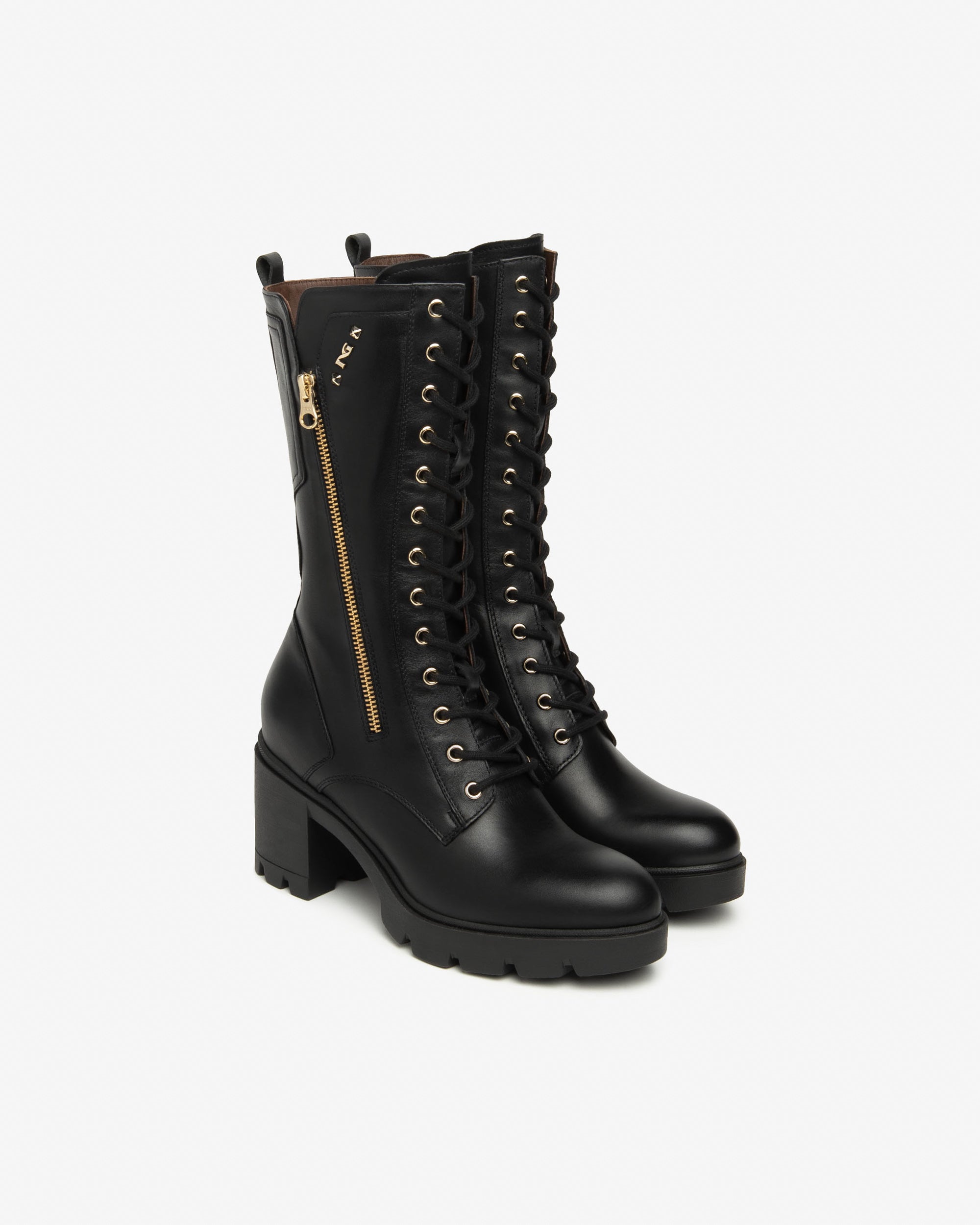 Nero Giardini Boots bottes cuir femme 38