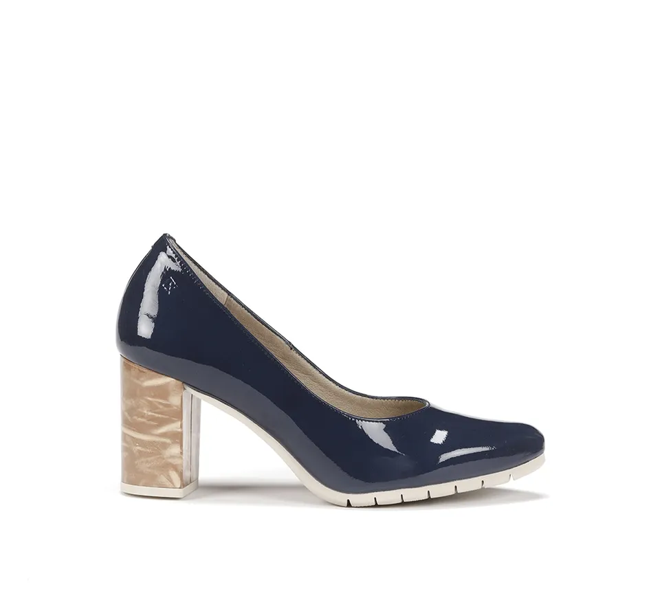 Dorking Tian D8737 escarpins bleu talon moyen