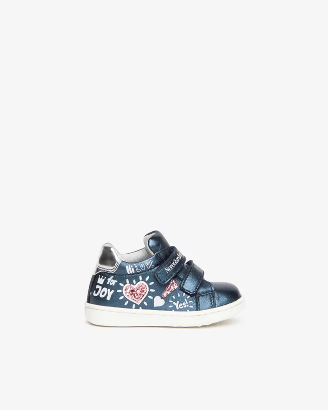 Nero Giardini Sneakers Baskets Cuir Bébé Fille 19-24
