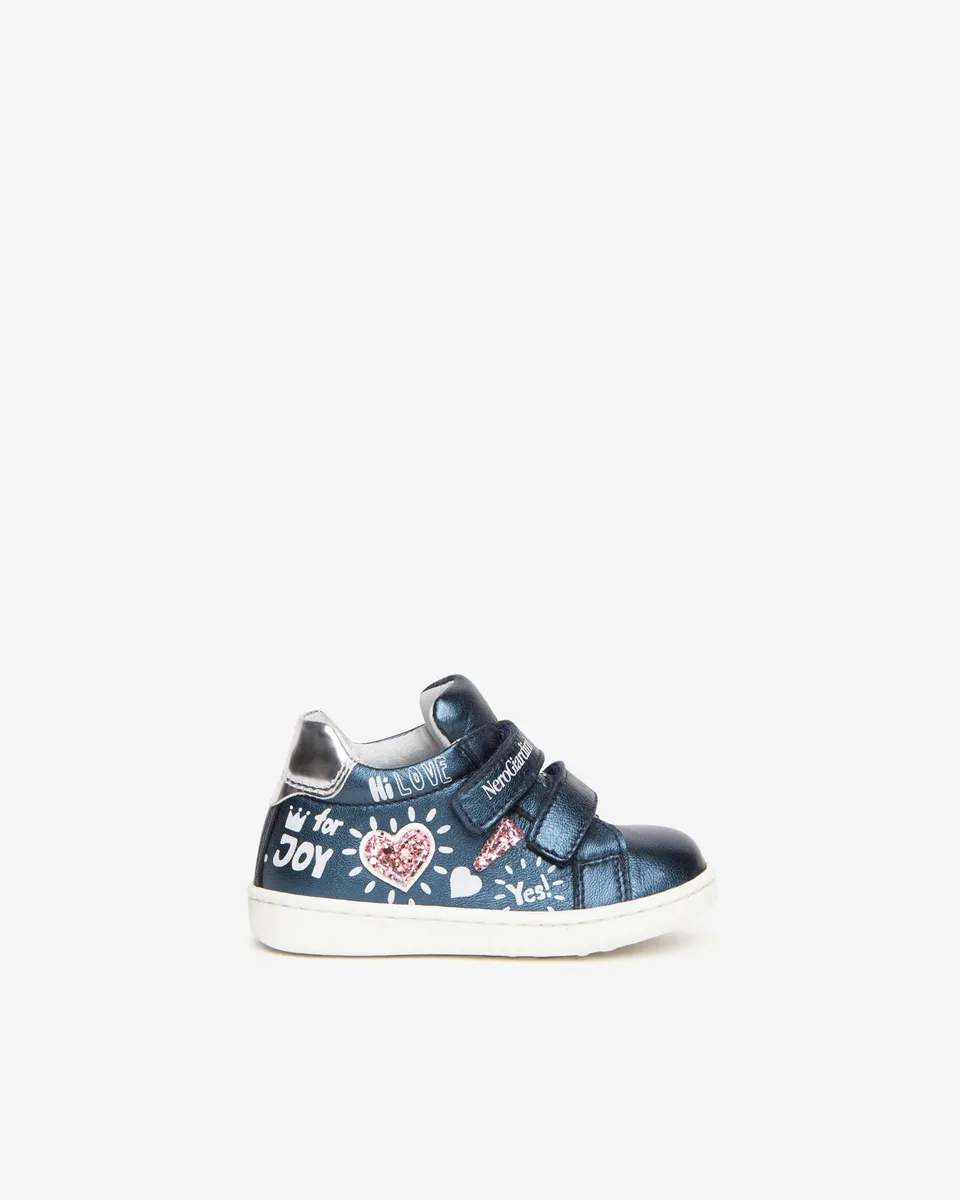 Nero Giardini Sneakers Baskets Cuir Bébé Fille 19-24