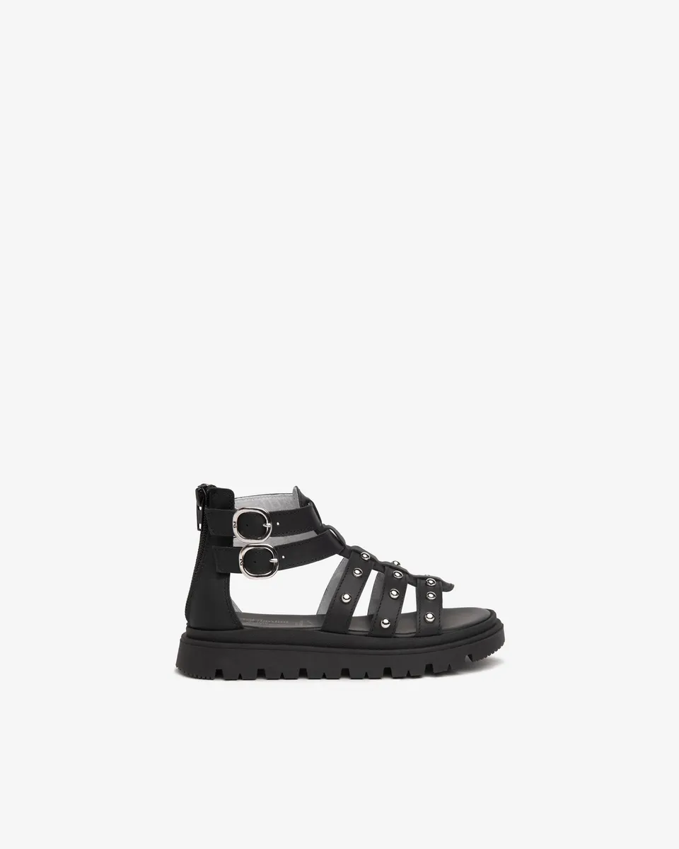 Nero Giardini Sandals sandales fille cuir spartiates boucles