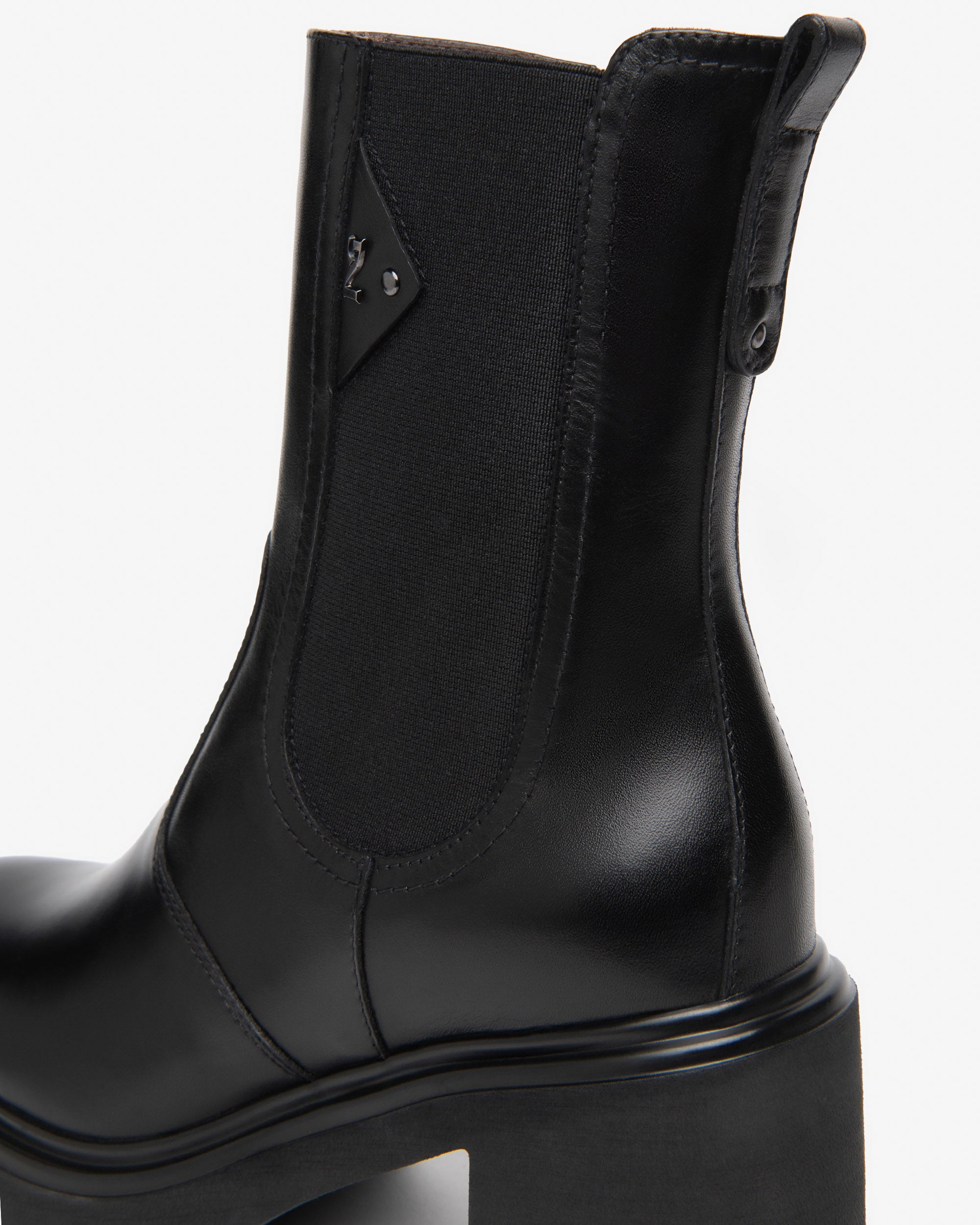 Nero Giardini Chelsea Boots bottines cuir femme talon 85 mm