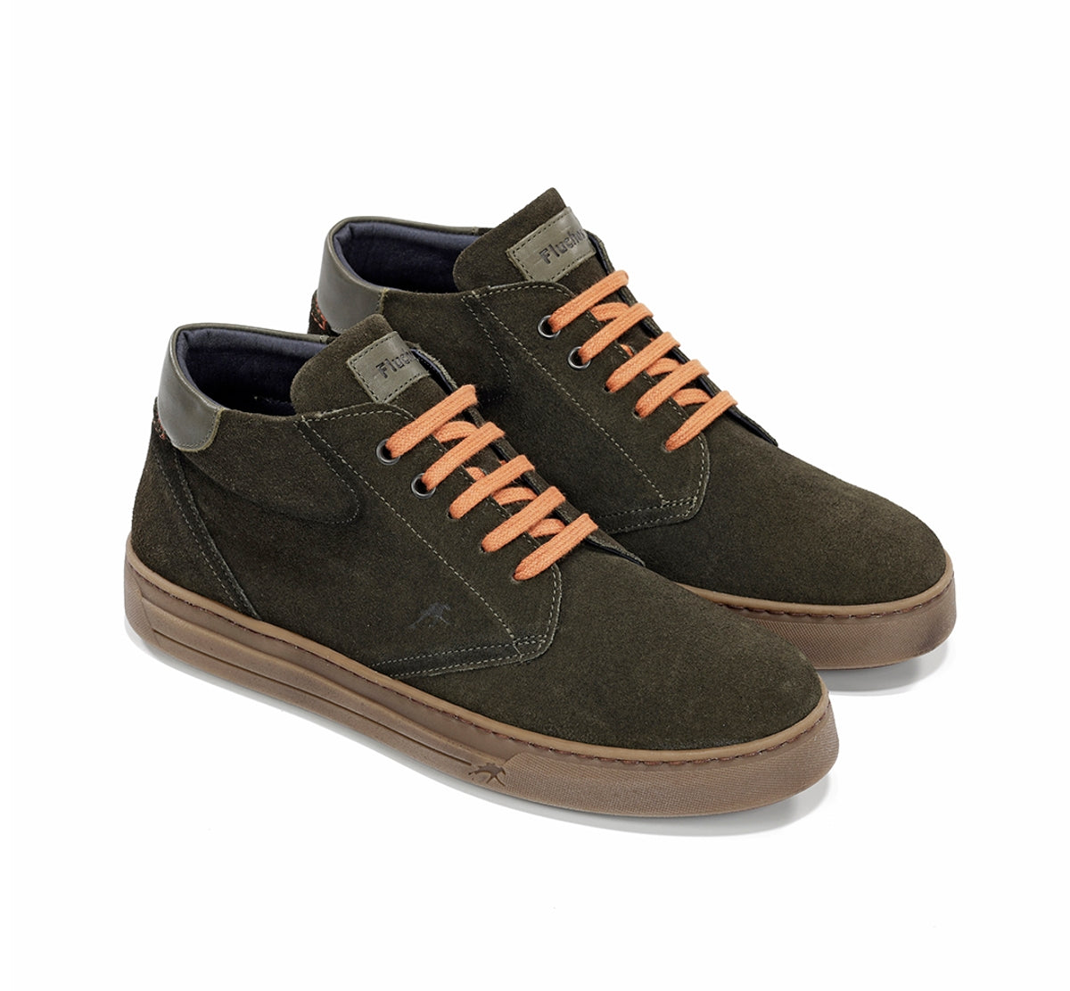 Fluchos Nemo F2267 bottines vert homme slip on