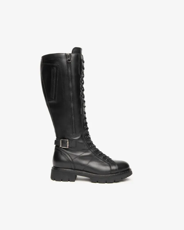 Nero Giardini Boots Bottines Lacets Cuir Femme