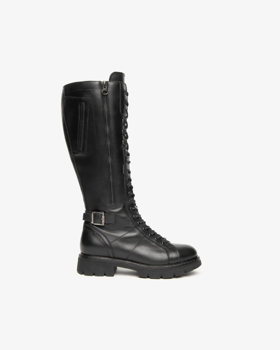 Nero Giardini Boots Bottines Lacets Cuir Femme