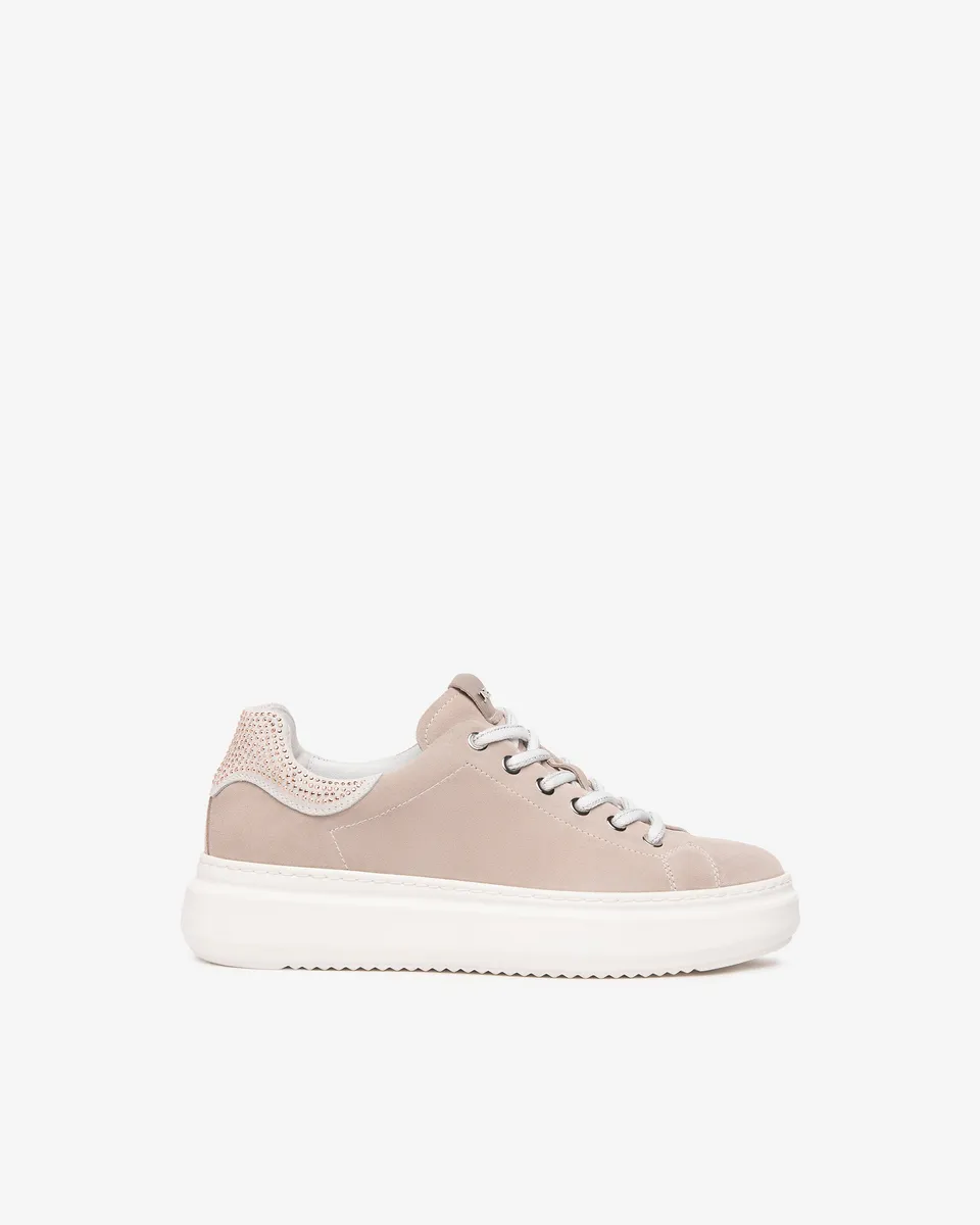 Nero Giardini Sneakers baskets daim semelle 4 cm