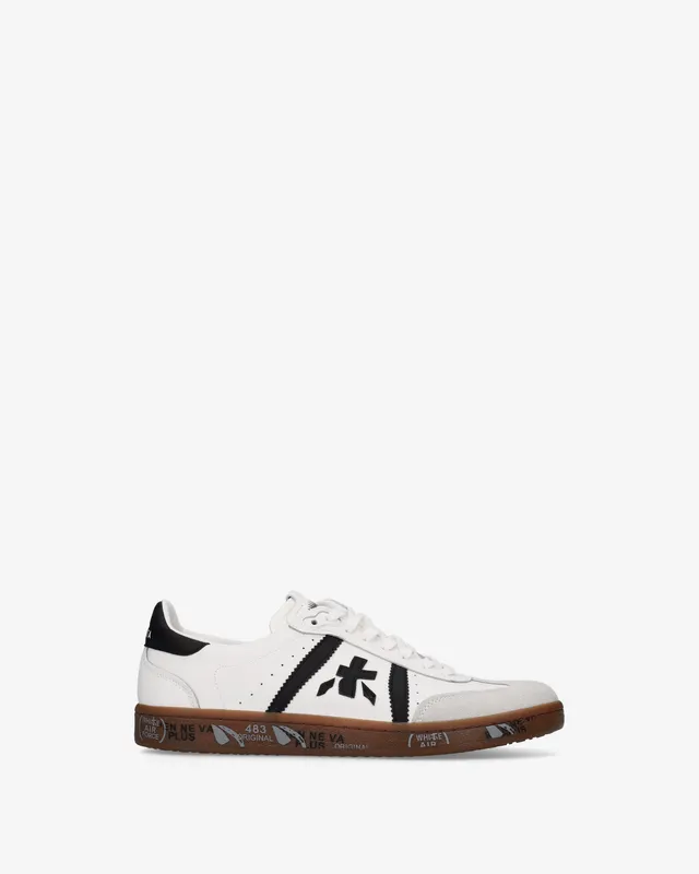 Premiata Bonnie 7861 sneakers cuir blanc homme