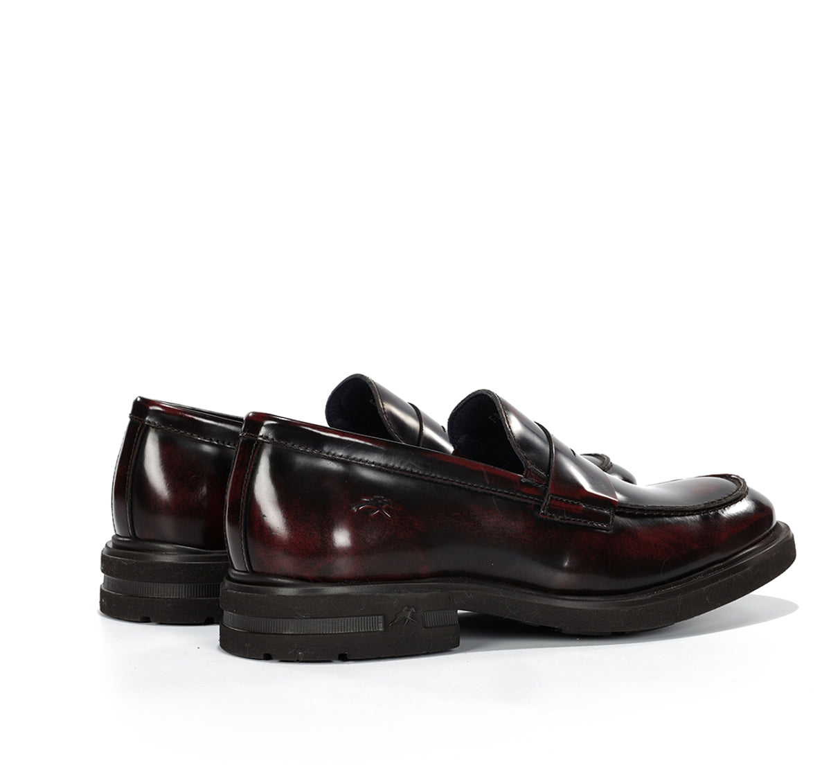 Fluchos Belgas F0633 mocassins bordeaux homme cuir