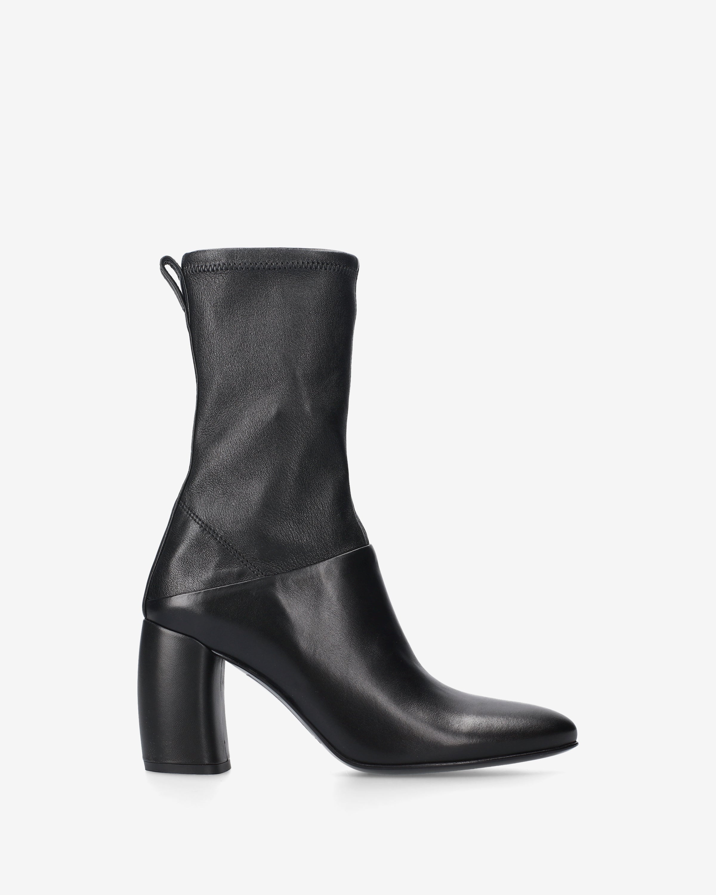 Premiata Boots bottines cuir noir talon 85 mm