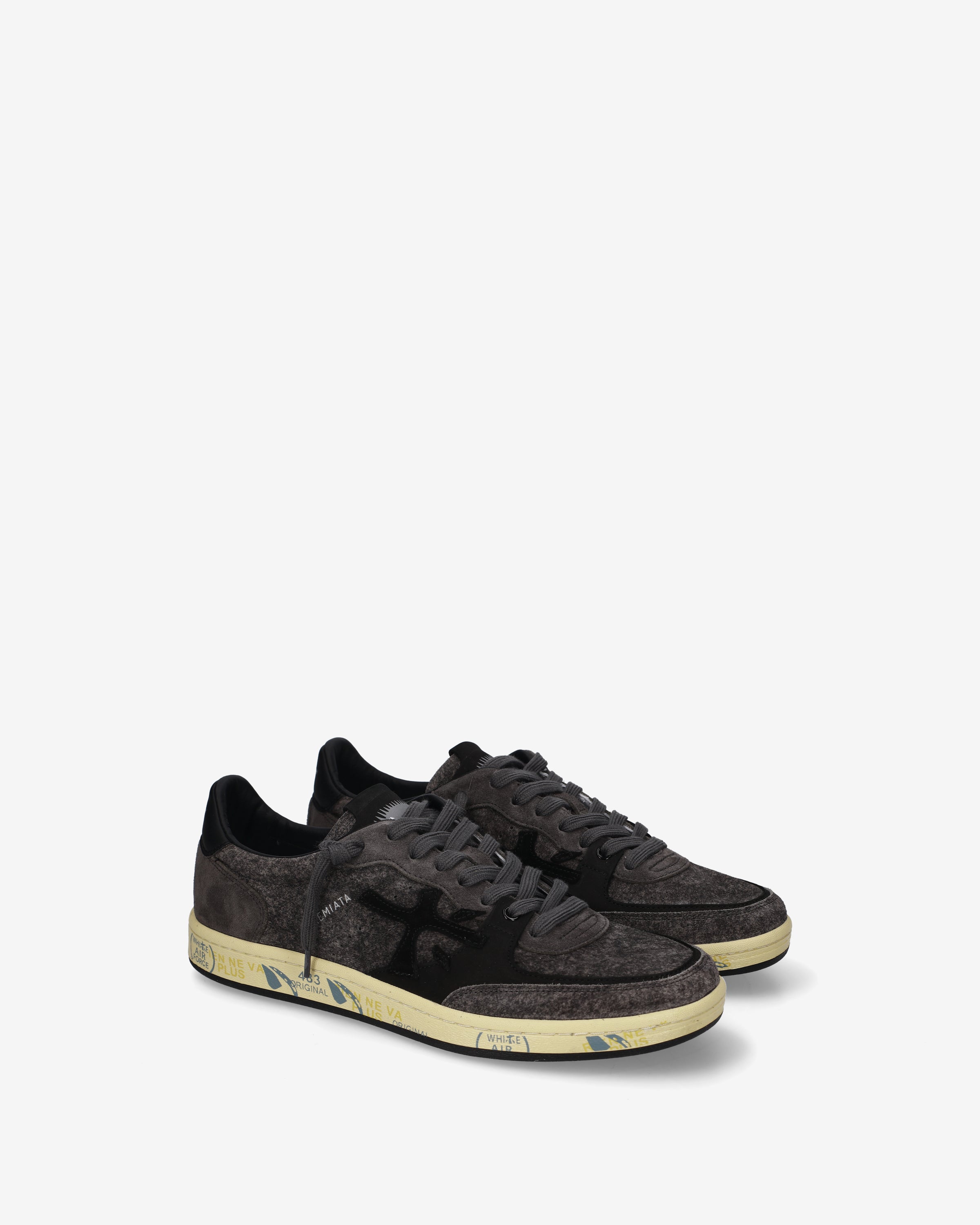 Premiata Bskt Clay 8713 baskets daim gris homme