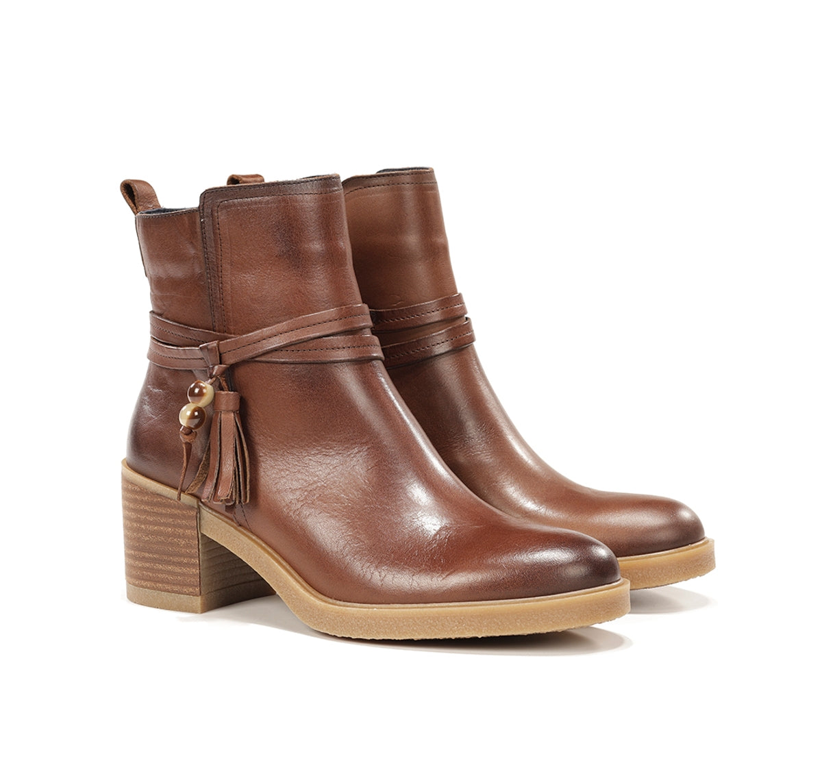 Dorking Aroma D9756 Bottines Marron Femme Cuir