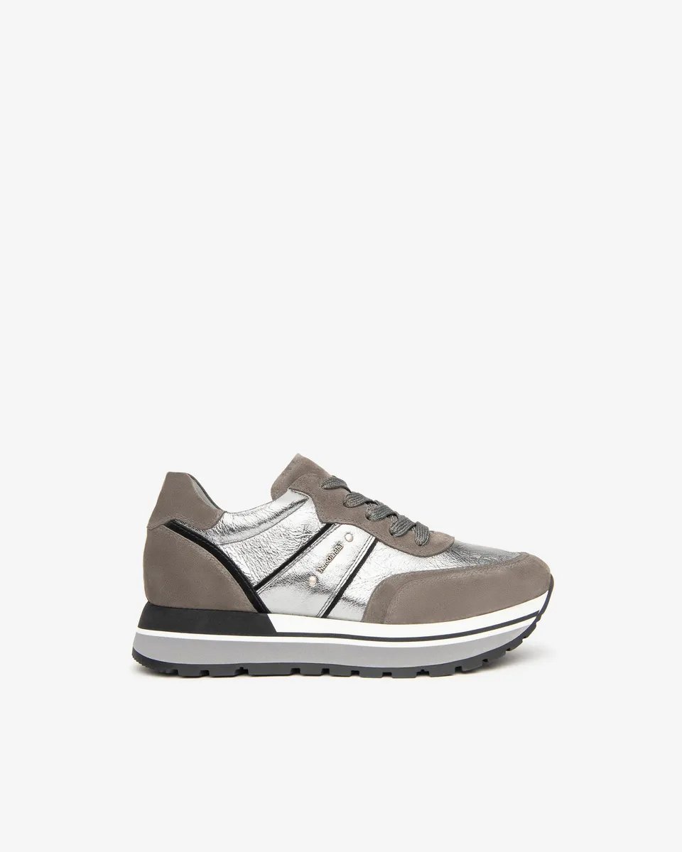 Nero Giardini Sneakers baskets cuir suède femme