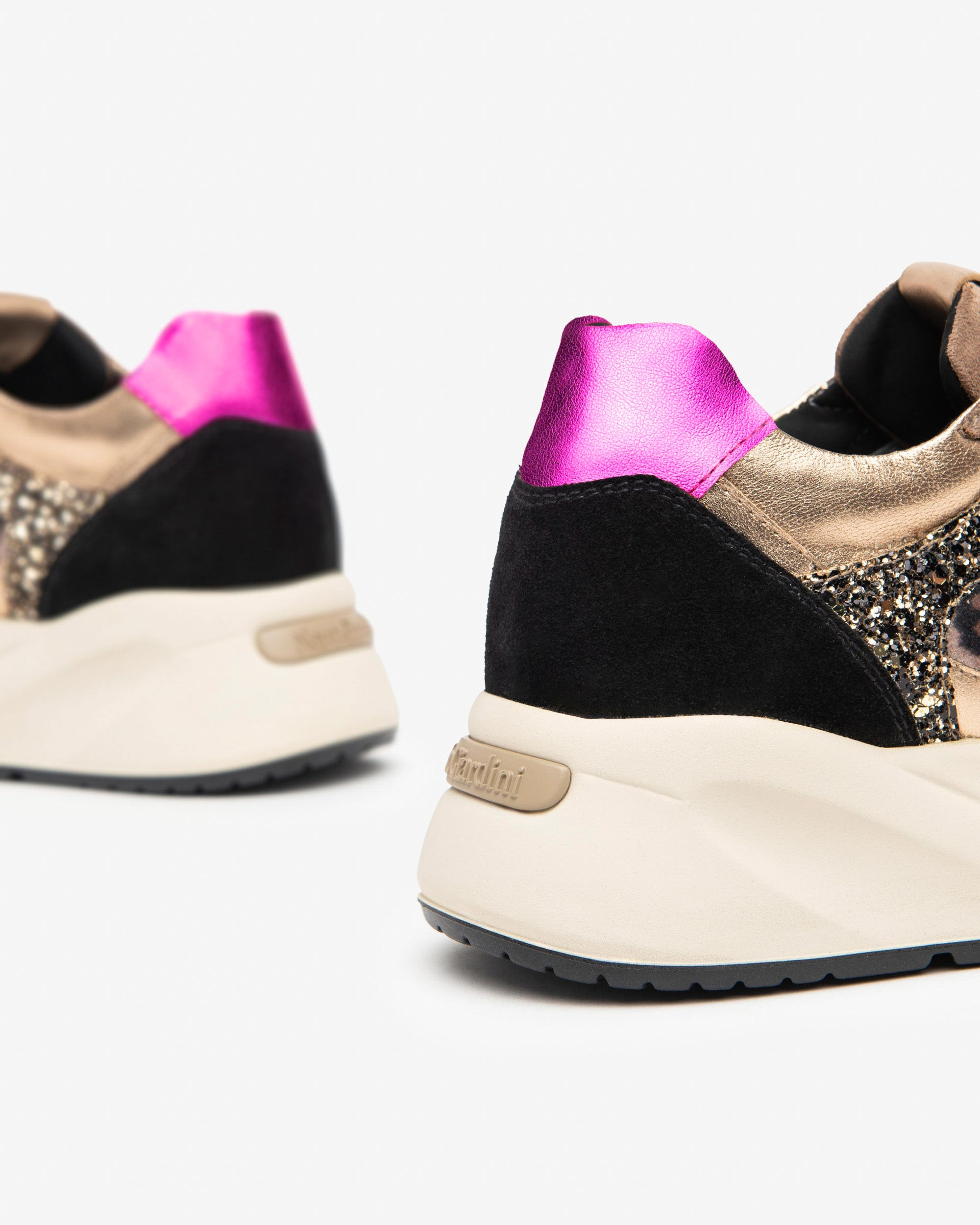 Nero Giardini Sneakers Baskets Femme Suède Technique