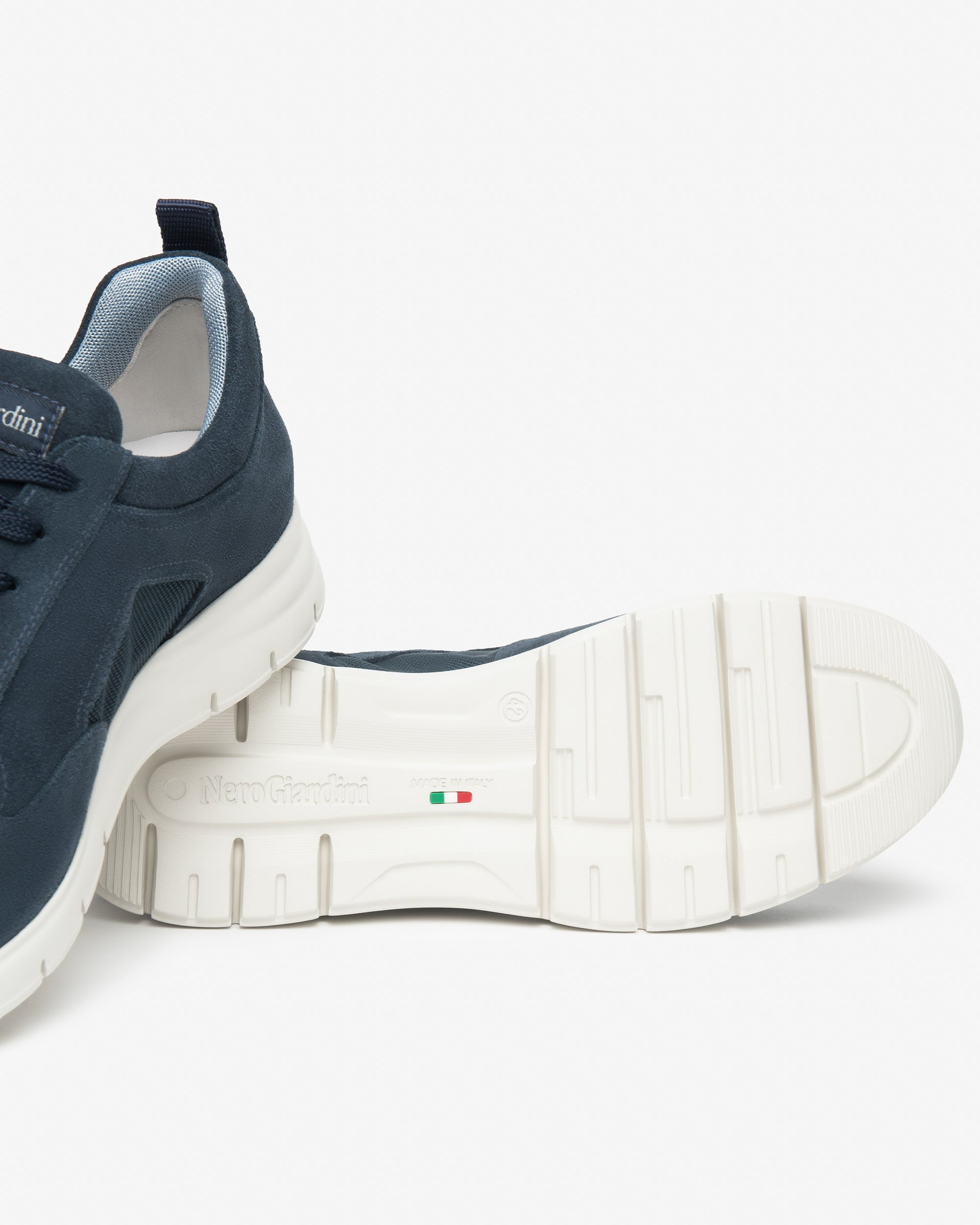 Nero Giardini Sneakers baskets homme daim toile