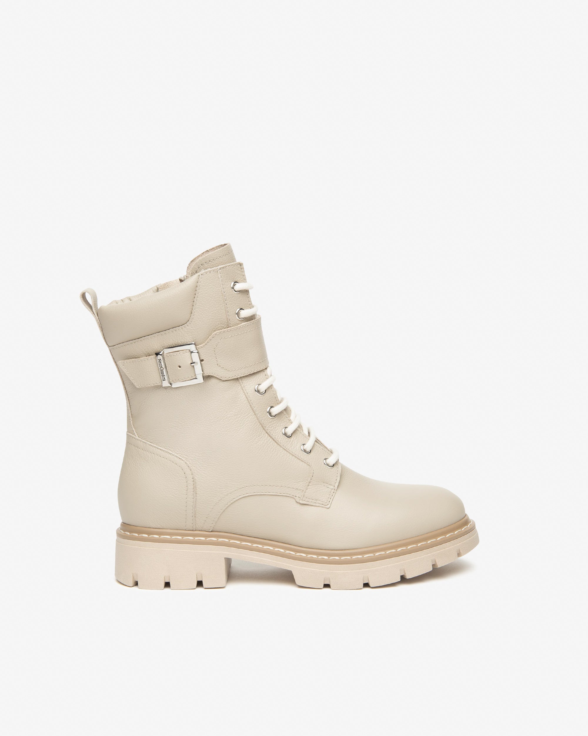 Nero Giardini Combat Boots bottines cuir femme