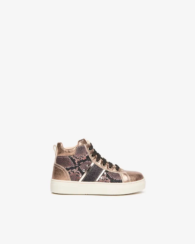 Nero Giardini Sneakers baskets cuir fille imprimé animal 35