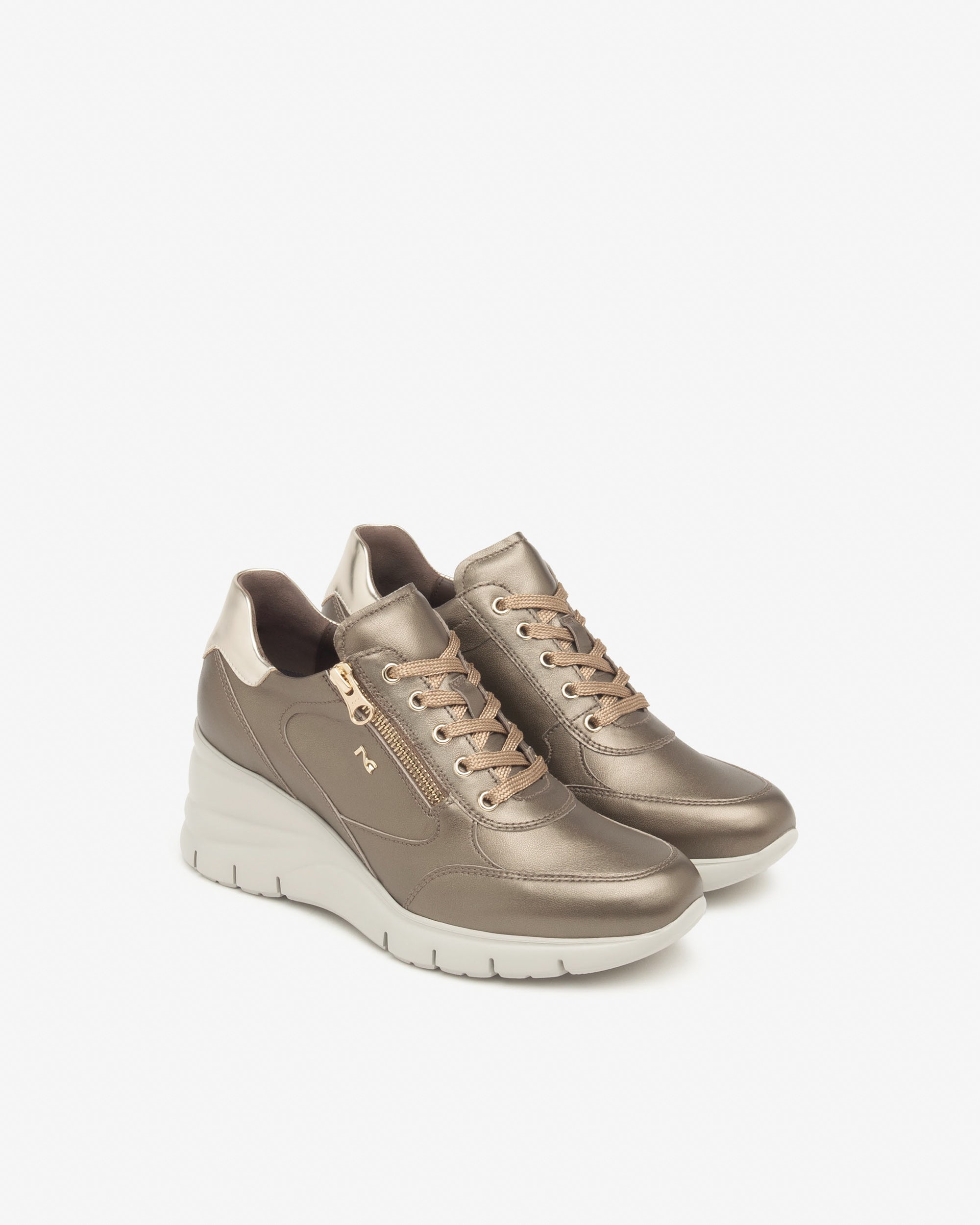 Nero Giardini Sneakers Baskets Cuir Femme Memory
