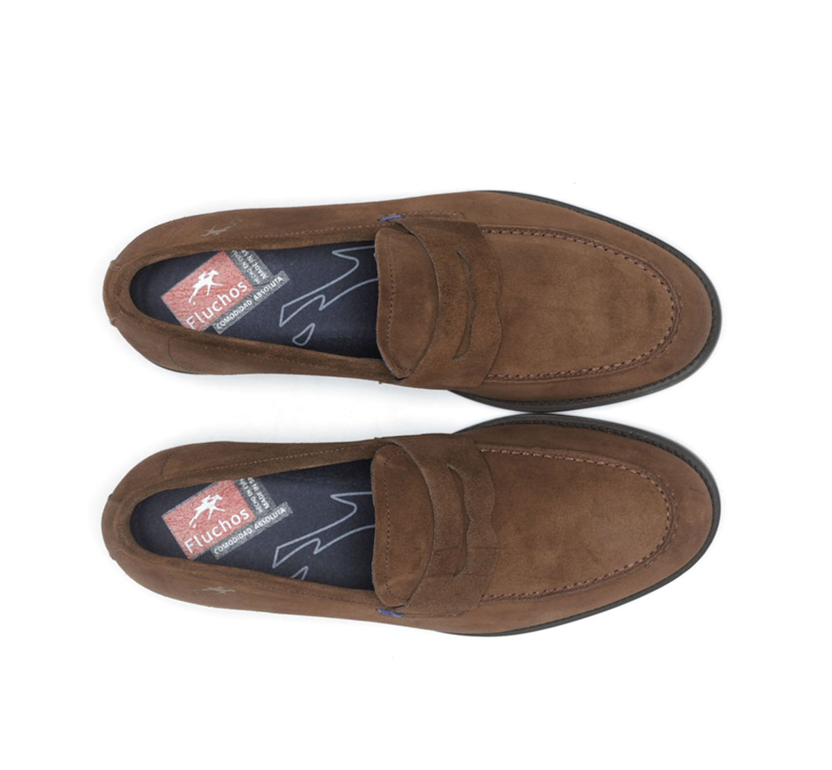 Fluchos Mocasines HENRI F0824 mocassins homme marron cuir