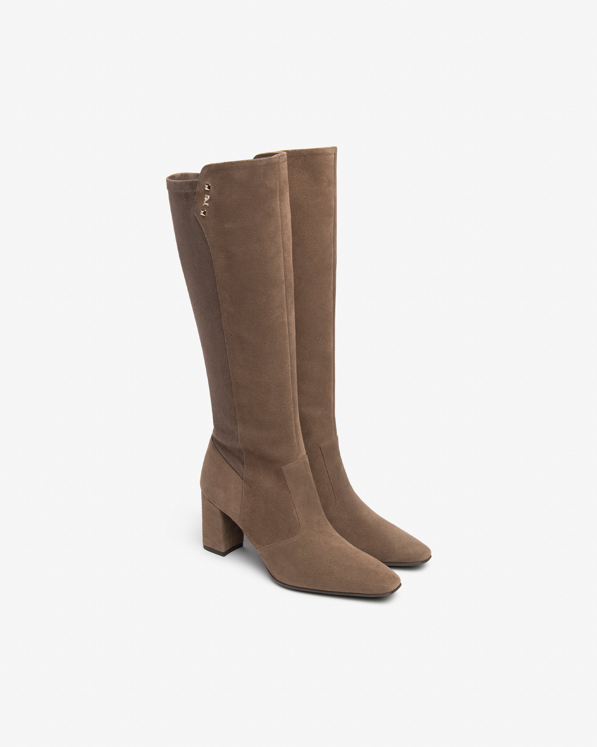 Nero Giardini Boots bottes daim femme zip talon 75 mm