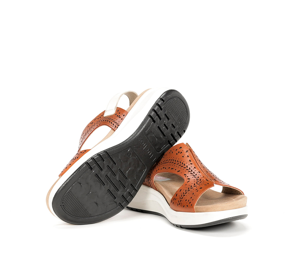 Fluchos Yagon F1481 sandale femme marron cuir