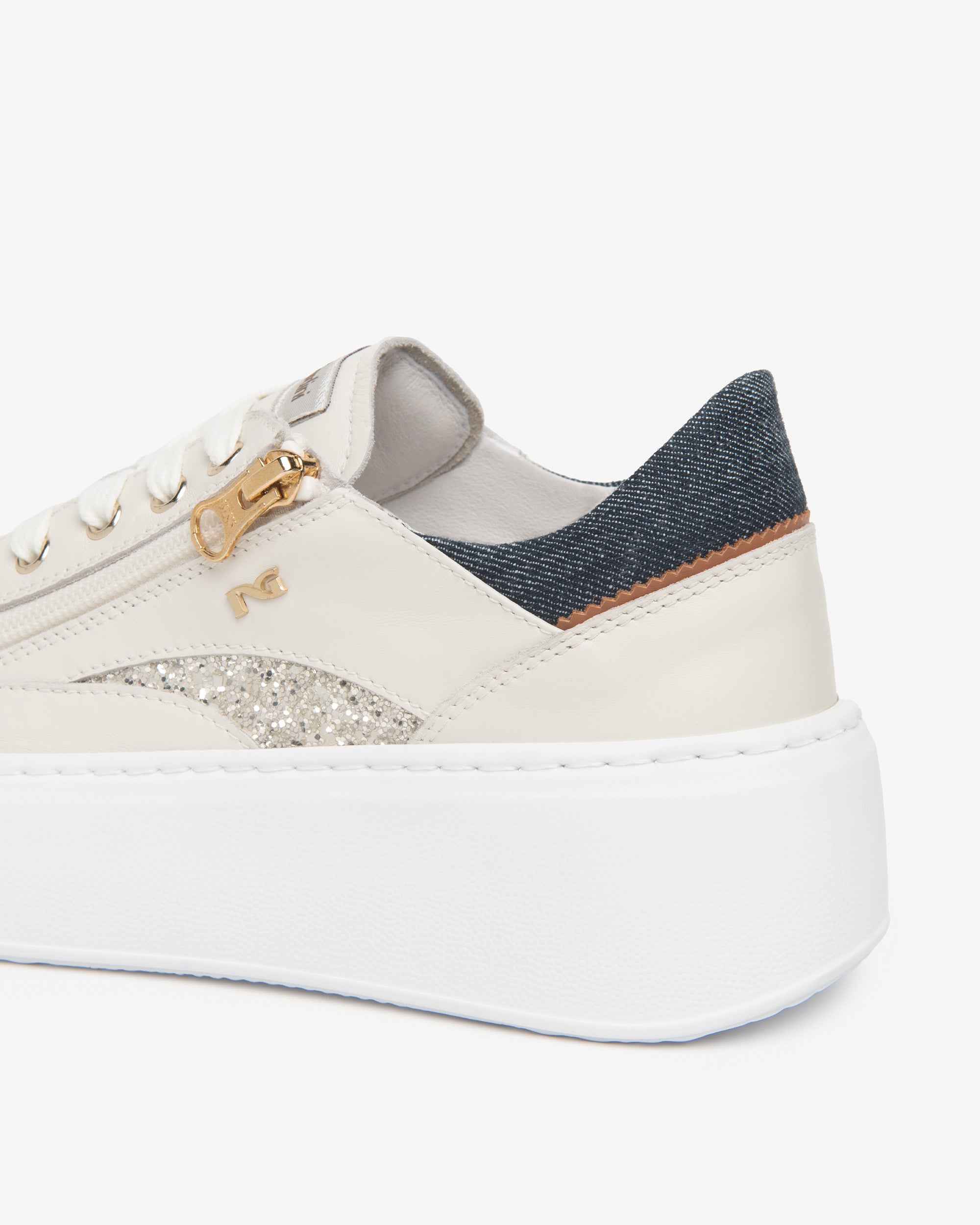 Nero Giardini Sneakers Baskets Femme Cuir Tissu 35-41