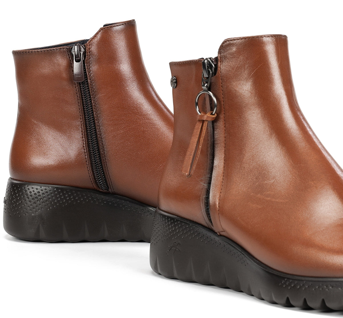 Fluchos Live F2100 bottines marron femme cuir
