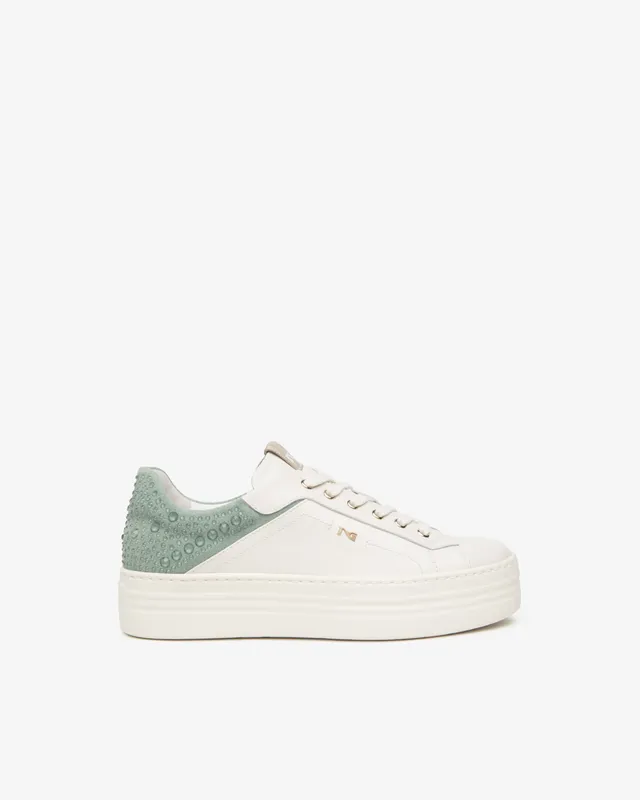 Nero Giardini Sneakers basket cuir et daim femme 38