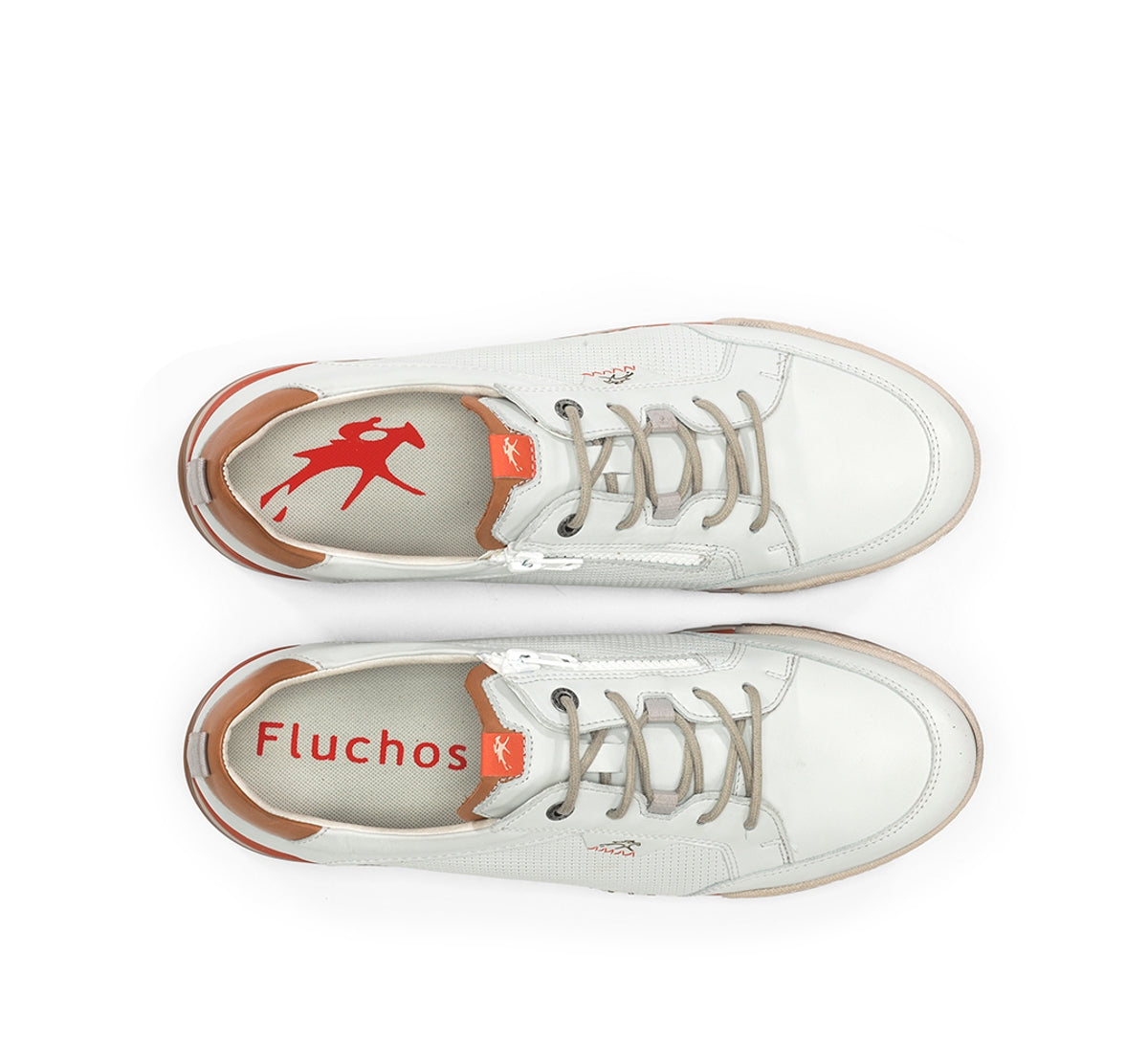 Fluchos Elder F2179 baskets homme blanc confort